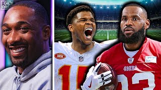 Gil's Arena Says NBA Players Would DOMINATE The NFL!!