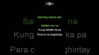 SABIHIN #karaoke  #Shorts #lyrics