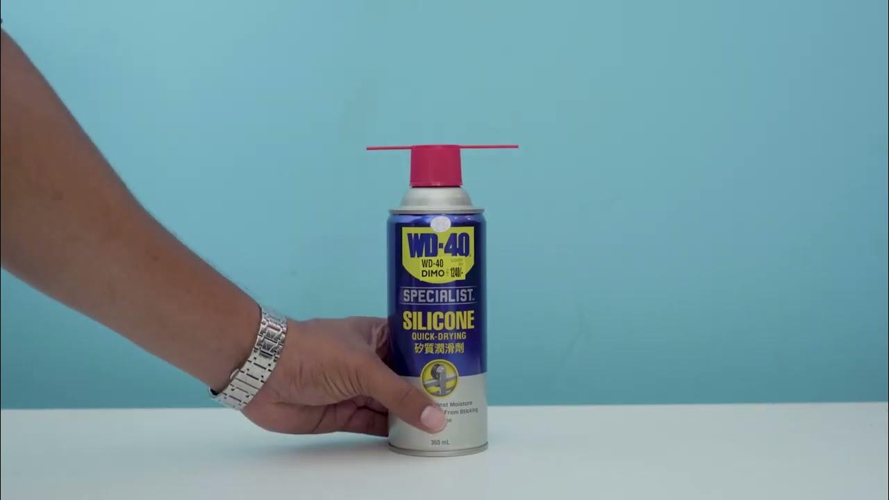 Remove PVC fittings easily after ages WD40 Specialist Silicone Spray