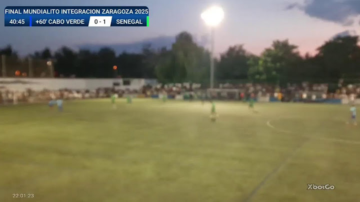 Final Mundialito de la Integración de Zaragoza 2025.