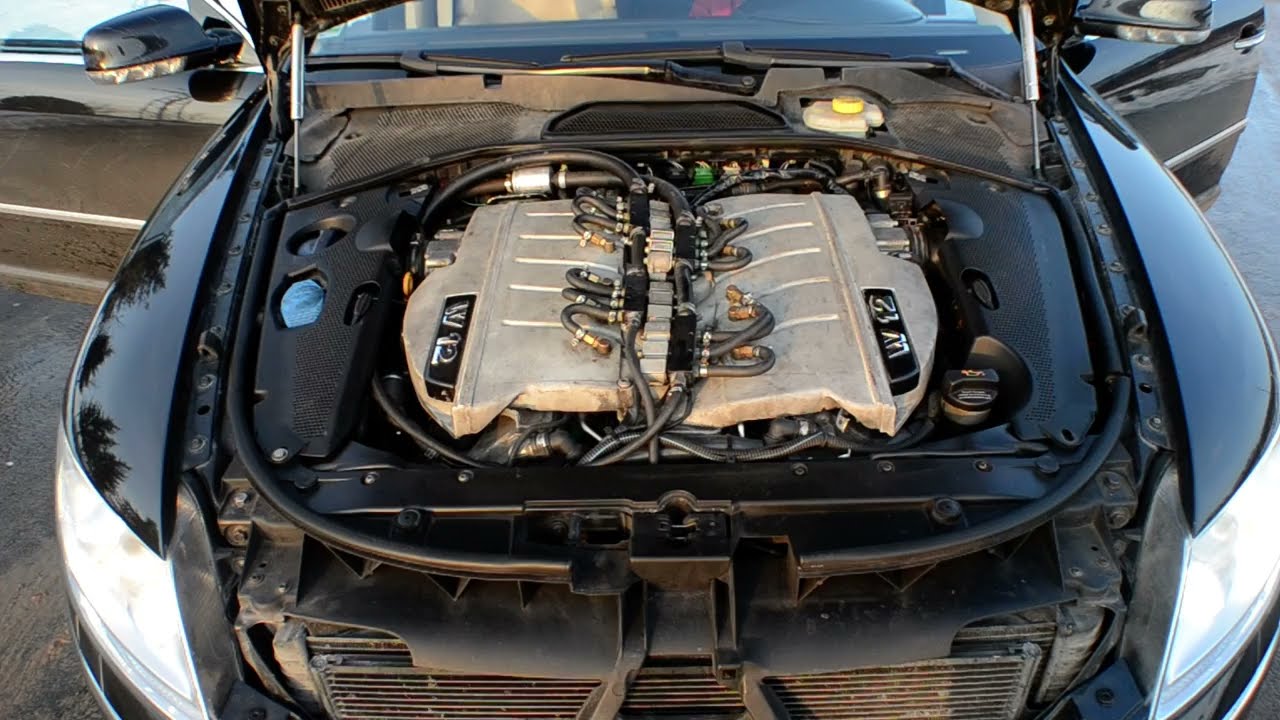 VW Phaeton W12 Motor Sound YouTube