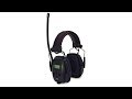 Honeywell digital amfm radio hearing protector earmuff with aux input  black 1032460