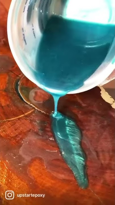 Liquid Copper Epoxy Resin Serving Tray