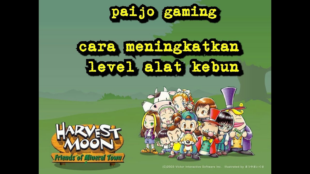 cara meningkatkan level alat kebun harvest moon btn YouTube