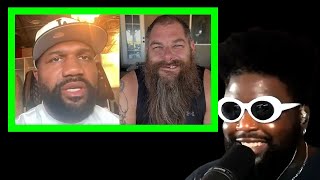 Rampage Jackson is he's upset with SykoStu for not taking any accountability