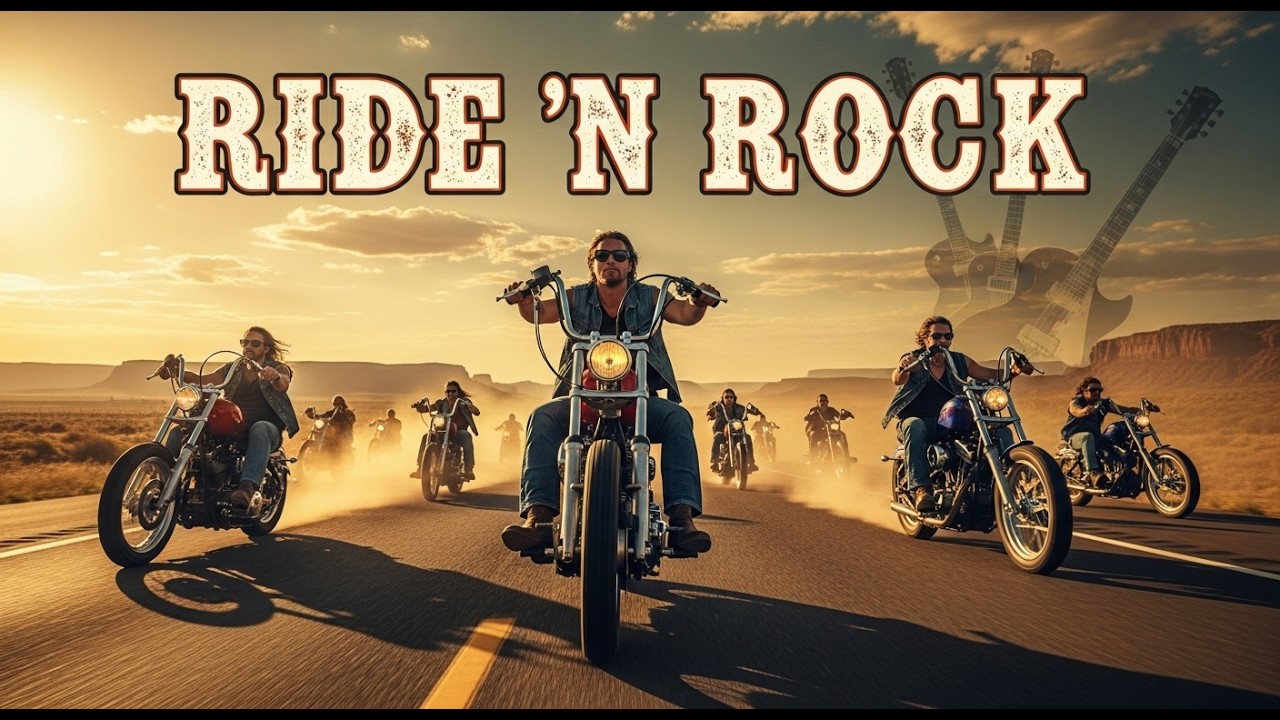 Wild Outlaw Rock 🎸 Burn the Asphalt 🔥 Ride Free | Rockin’ Across America 🇺🇸
