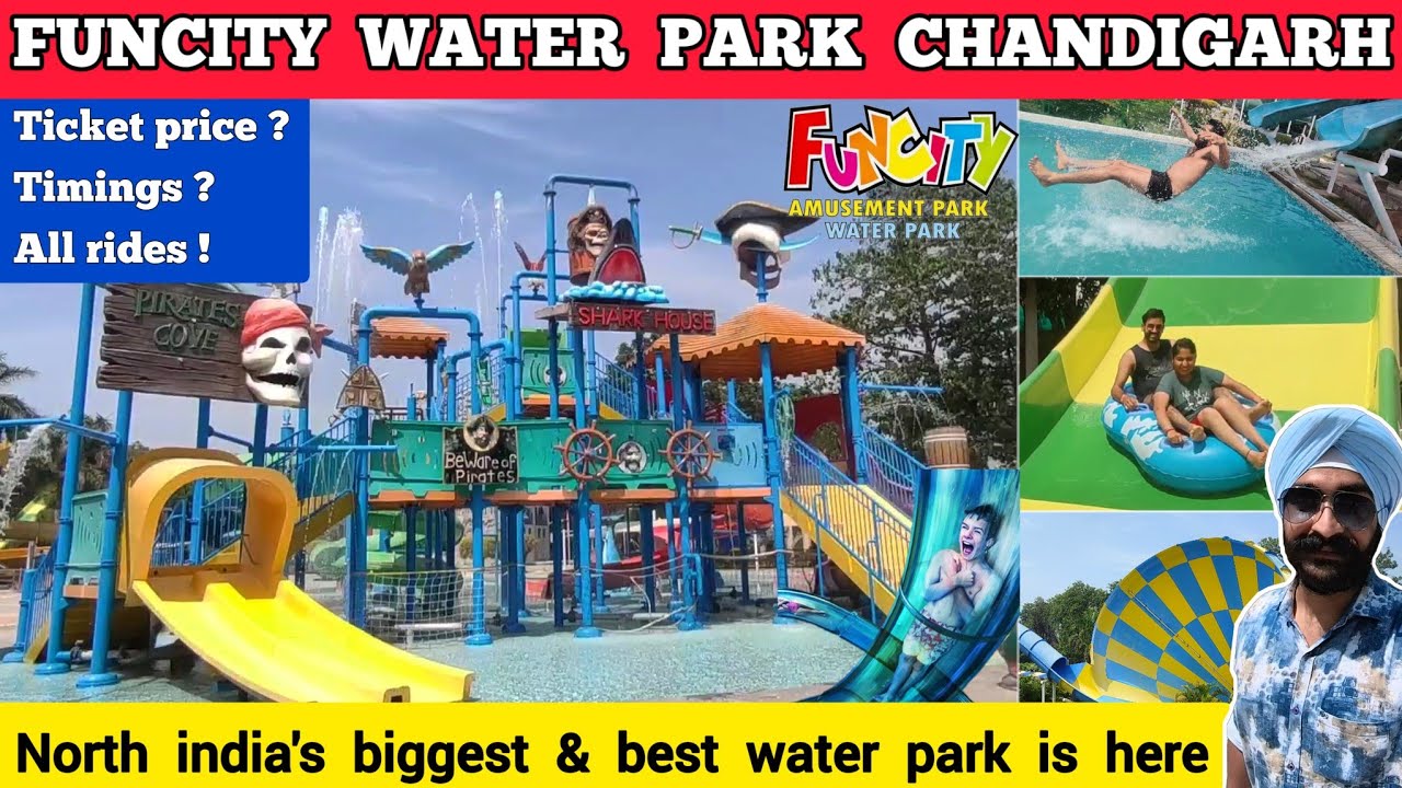 Fun city chandigarh water park ticket price 2023 + all rides Fun city