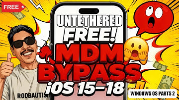 MDM Bypass iOS 15 to iOS 18 – PART 2 | 100% FREE 2025 | No Serial, No UDID Needed!
