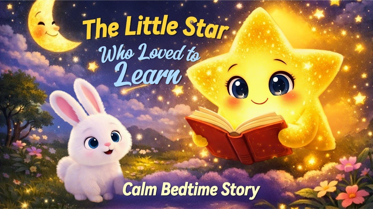 The Little Star Who Loved to Learn | Calm Bedtime Story for Kids | Books For Kids TV 