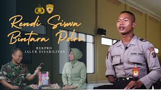 Rendi, Siswa Diktuk Bintara Polri rekrutmen proaktif jalur disabilitas