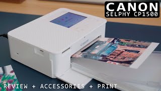 Finally got my FIRST photo printer! | Canon SELPHY CP1500 Review