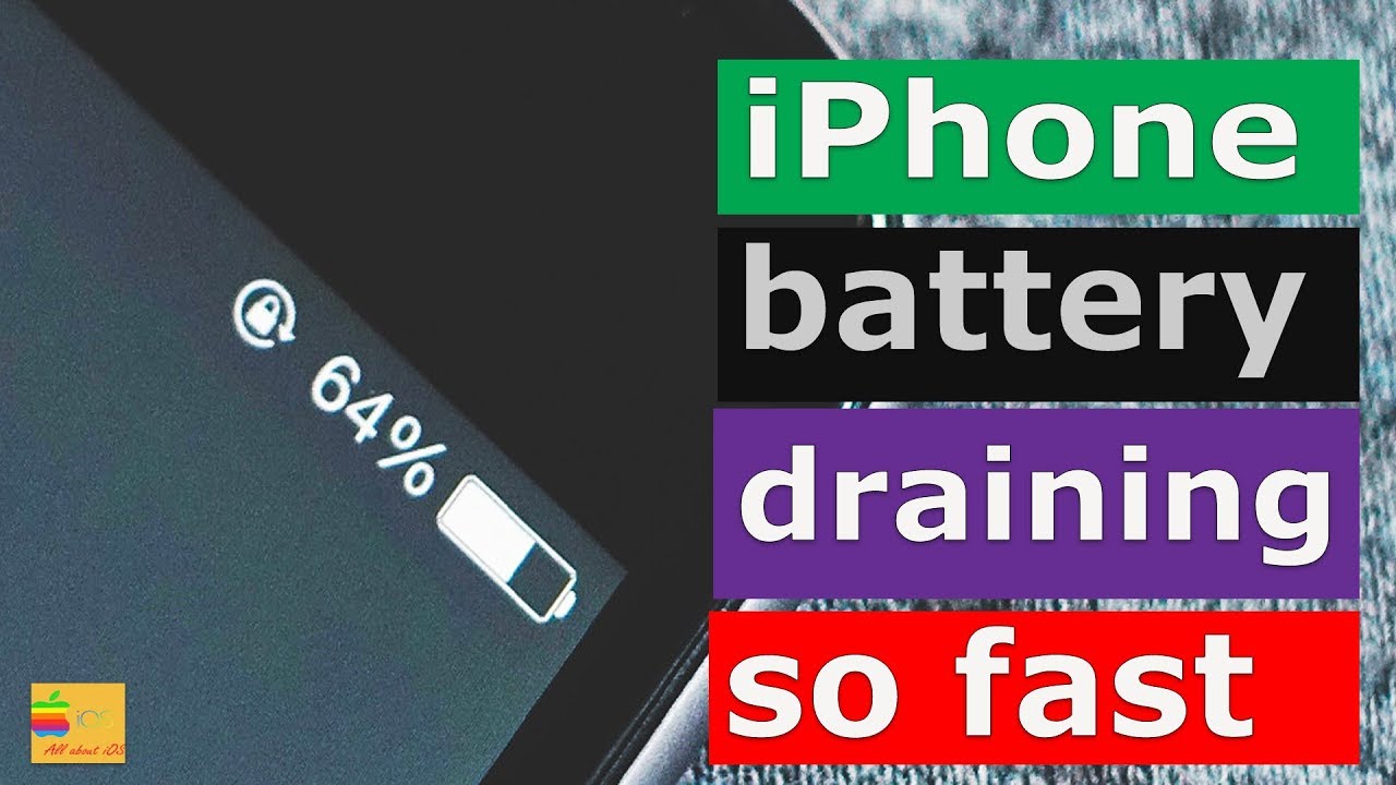 How to prevent iOS battery from draining out quickly - YouTube