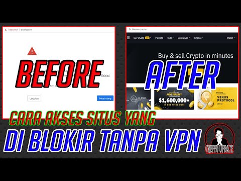 BEGINI CARA MENGAKSES BINANCE TANPA VPN & APLIKASI