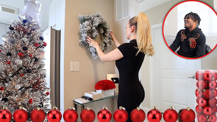 Surprising My Boyfriend With NEW CHRISTMAS DECOR! | VLOGMAS DAY 3