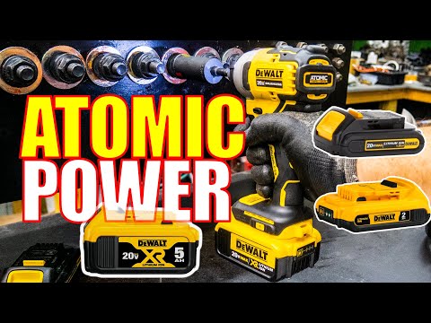 MORE POWER - Big Batteries - DeWalt 20V Atomic Impact Driver Review [DCF809]