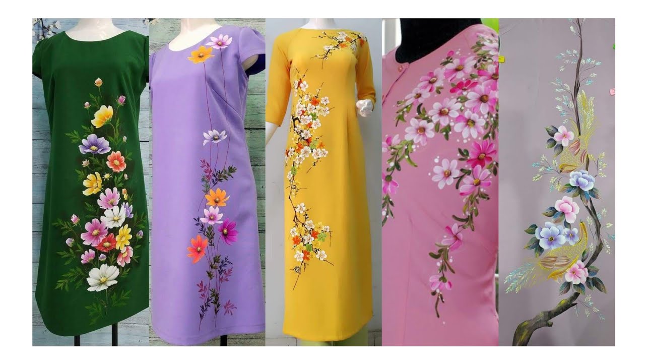 Fabric Painting On Plain KurtiFabric Painting Designs Images Easy For