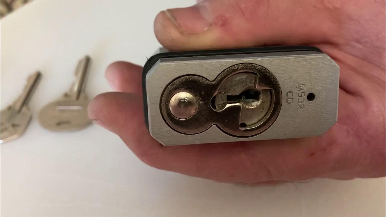 Rekeying Master M532 Padlock YouTube