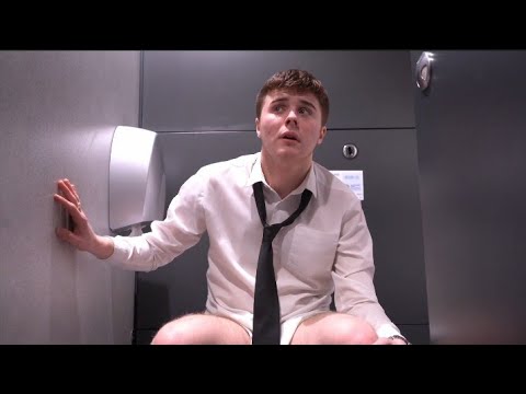 guy is desperate to poop