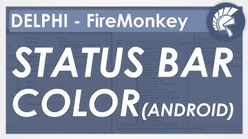 Status Bar Color - Delphi Berlin/Seattle Firemonkey
