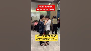 NEET 2025 PAPER TOUGH😱 Student crying after NEET EXAM 2025😪 Students reaction after NEET EXAM 2025