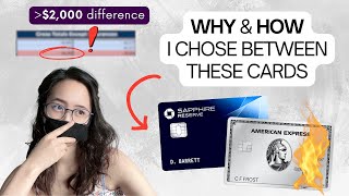 #HOWi chose between Amex Platinum vs. Chase Reserve - using REAL data