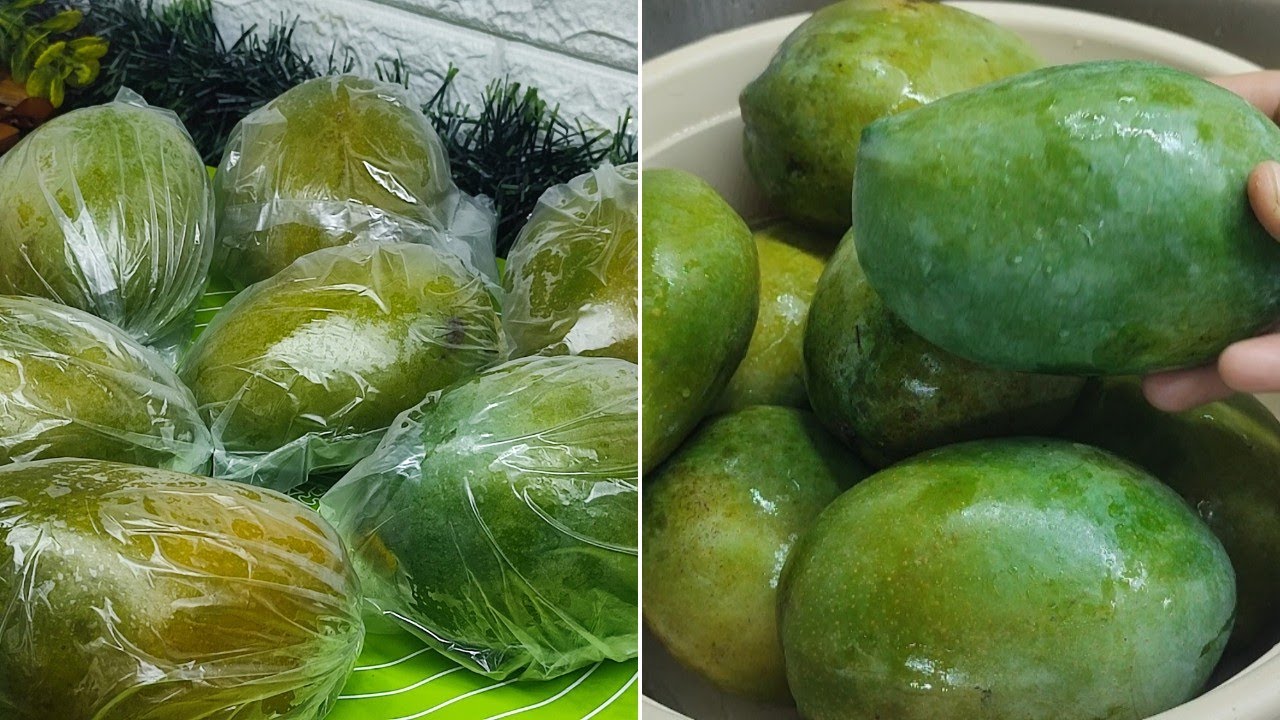 طريقة تخزين المانجة بسهولة❗هتعقد معاكي من سنه لسنه هى بلونها وطعمها #افضل طريقة لتخزين المانجة