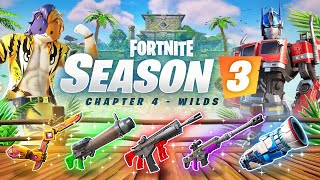 Fortnite SEASON 3 is HERE! (New MAP, Plants, Boomerangs and MORE)