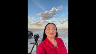 Fieldwork Sunrise at the Bonneville Salt Flats
