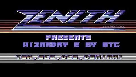 Zenith - Wizardry Intro (C64, 1988)