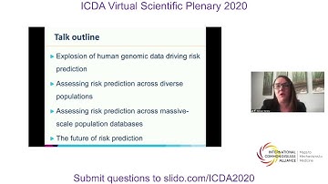 ICDAbio: Virtual Scientific Plenary 2020_Plenary 1_Variants & Functions