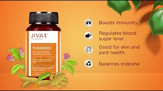 Benefits of Jiva Ayurveda Turmeric Capsules | Boost Immunity, Maintain Blood Sugar Level, Skin Care
