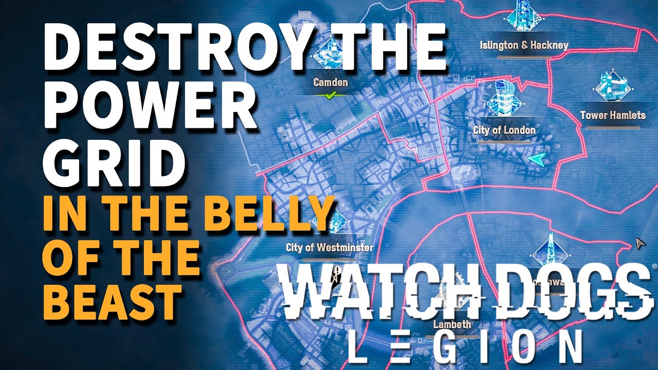 Destroy the Power Grid Watch Dogs Legion - YouTube