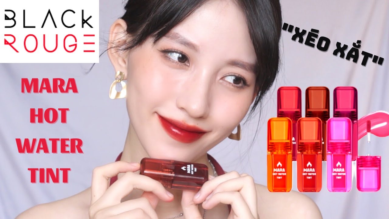 [SWATCH & REVIEW] BLACK ROUGE MARA HOT WATER TINT Mai Trinh Official