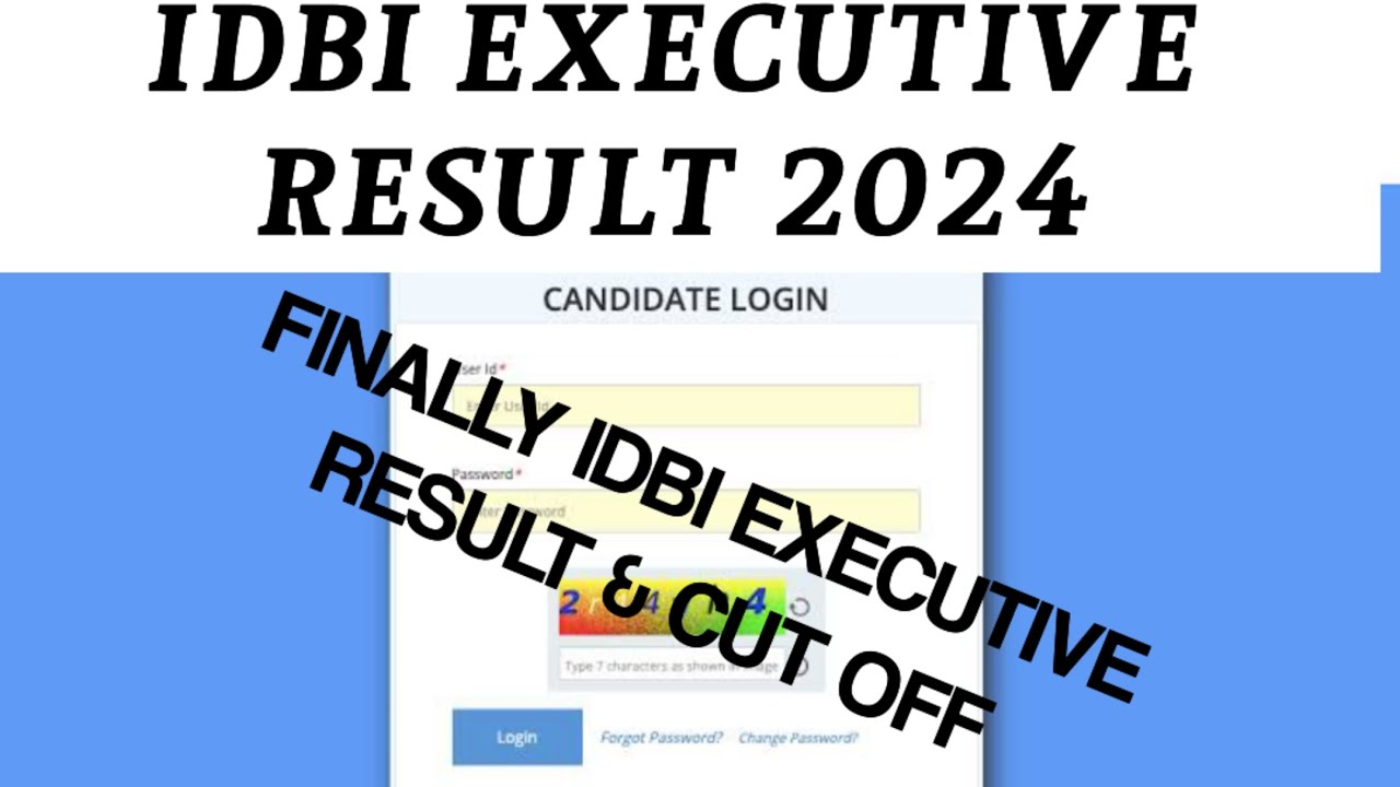 IDBI EXECUTIVE RESULT 2024 | idbi executive result date | idbi executive result & date