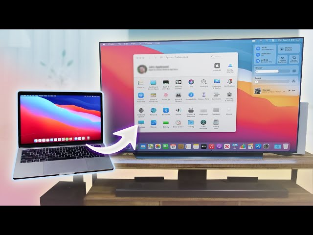 How To Connect a Mac Computer to a TV: Cable + AirPlay 