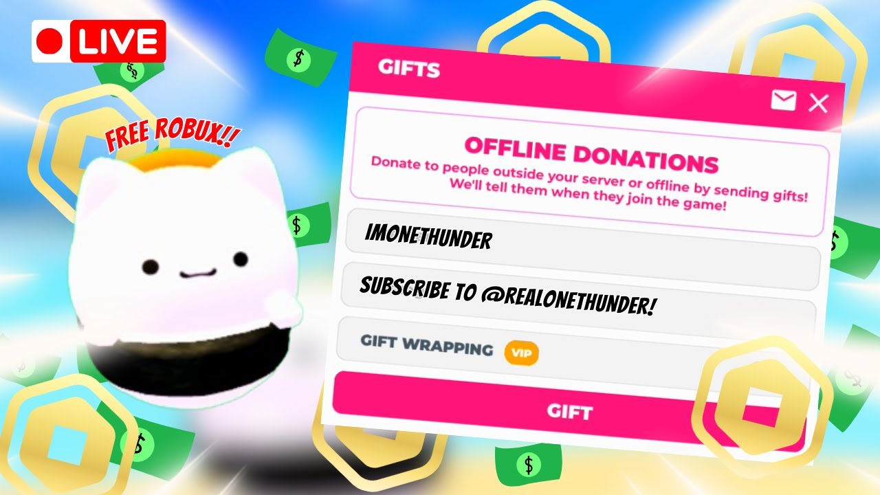 🔴 [LIVE] NAK BAGI ROBUX NI.. | 3.94K subs | ROBLOX | PLEASE DONATE ...