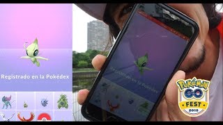 ¡AL FIN TE ENCUENTRO CELEBI!¡FOTO EPICA!-POKÉMON GO FEST (PARTE 2)