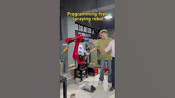Programmable spraying workstation # spraying robots # programmable spraying bots # robotics #factory