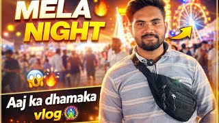 RAJGARH MELA NIGHT 🔥 | Aaj ka dhamaka vlog 🎡😱 #RajgarhMela #MelaVlog #MelaNight