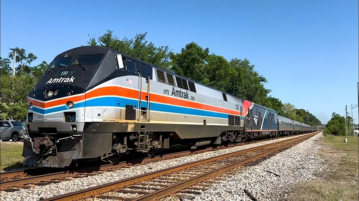 Amtrak Phase II Heritage Unit 130 Leads P097-10 at CP Saint Johns 