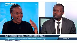 Sénégal : Ousmane Sonko est l'invité du Journal Afrique de TV5MONDE