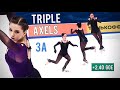 Triple Axel jumps at Grand Prix Final 2023 - Petrosyan, Akatyeva, Valieva, Tuktamysheva
