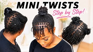 Mini Twists Transformation on 4C Hair | You’ll Love the Results!