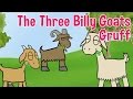 The three billy goats gruff  animated fairy tales for children