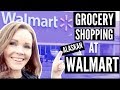 GROCERY SHOPPING AT ALASKAN WALMART | NORTHERN MOST WALMART| Somers In Alaska Vlogs