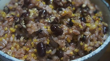 오곡밥 전기 압력밥솥으로 찰지고 맛있게 만드는법