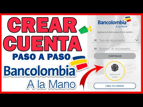 Cómo Crear Cuenta Bancolombia A La Mano App | Actualizado 2021 | Fácil y Rápido