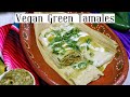 VEGAN GREEN TAMALES | Chile Verde Jackfruit | Mexican Food