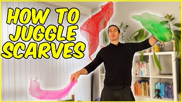 How to Juggle 3 Scarves - Scarf Juggling Tutorial