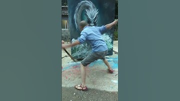 Vẽ tranh 3D cực đỉnh - Mãnh Long Quá Giang